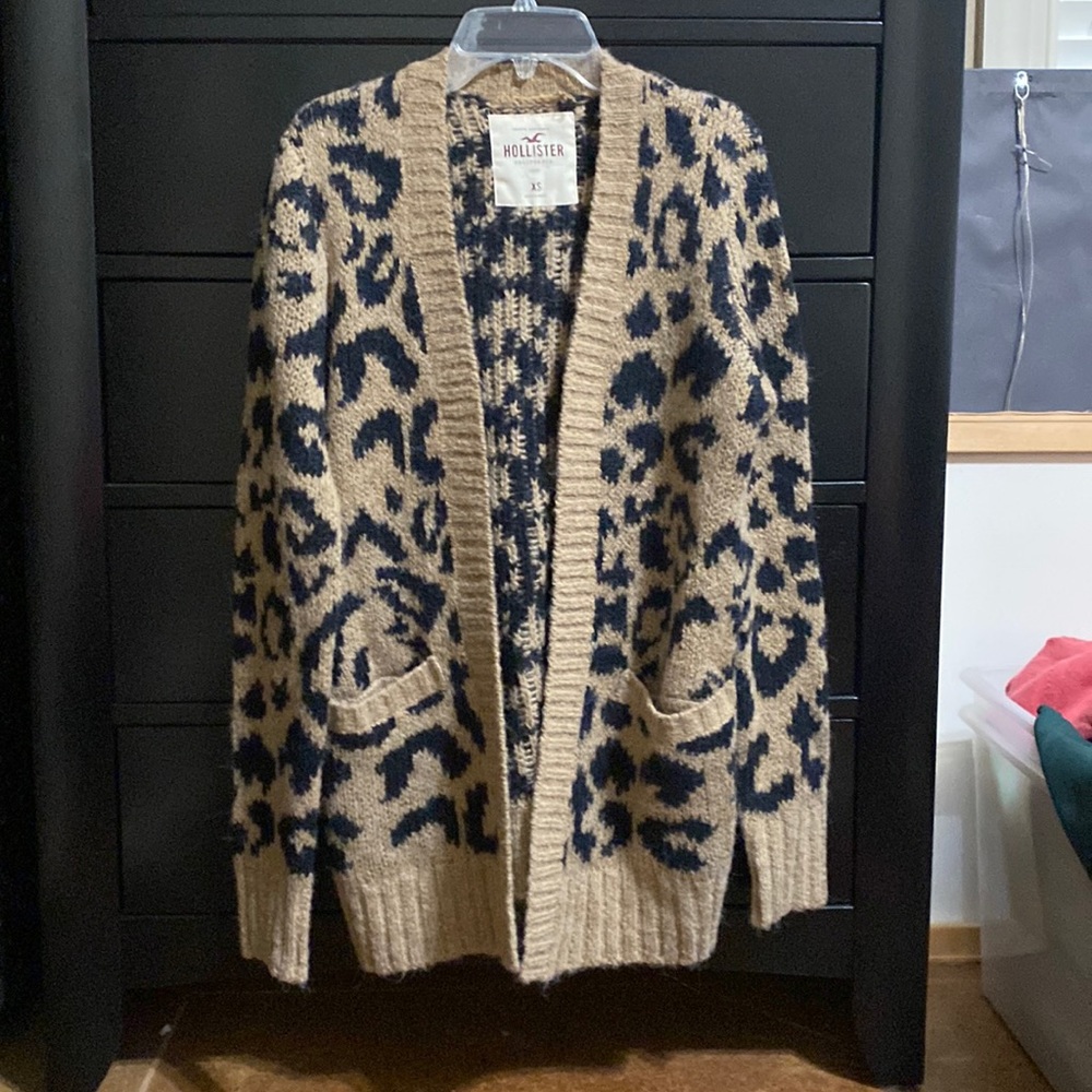 Leopard Print Cardigan